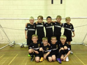 Eagley FC Under 8's 2nd strip - sponsors A&C Flooring 